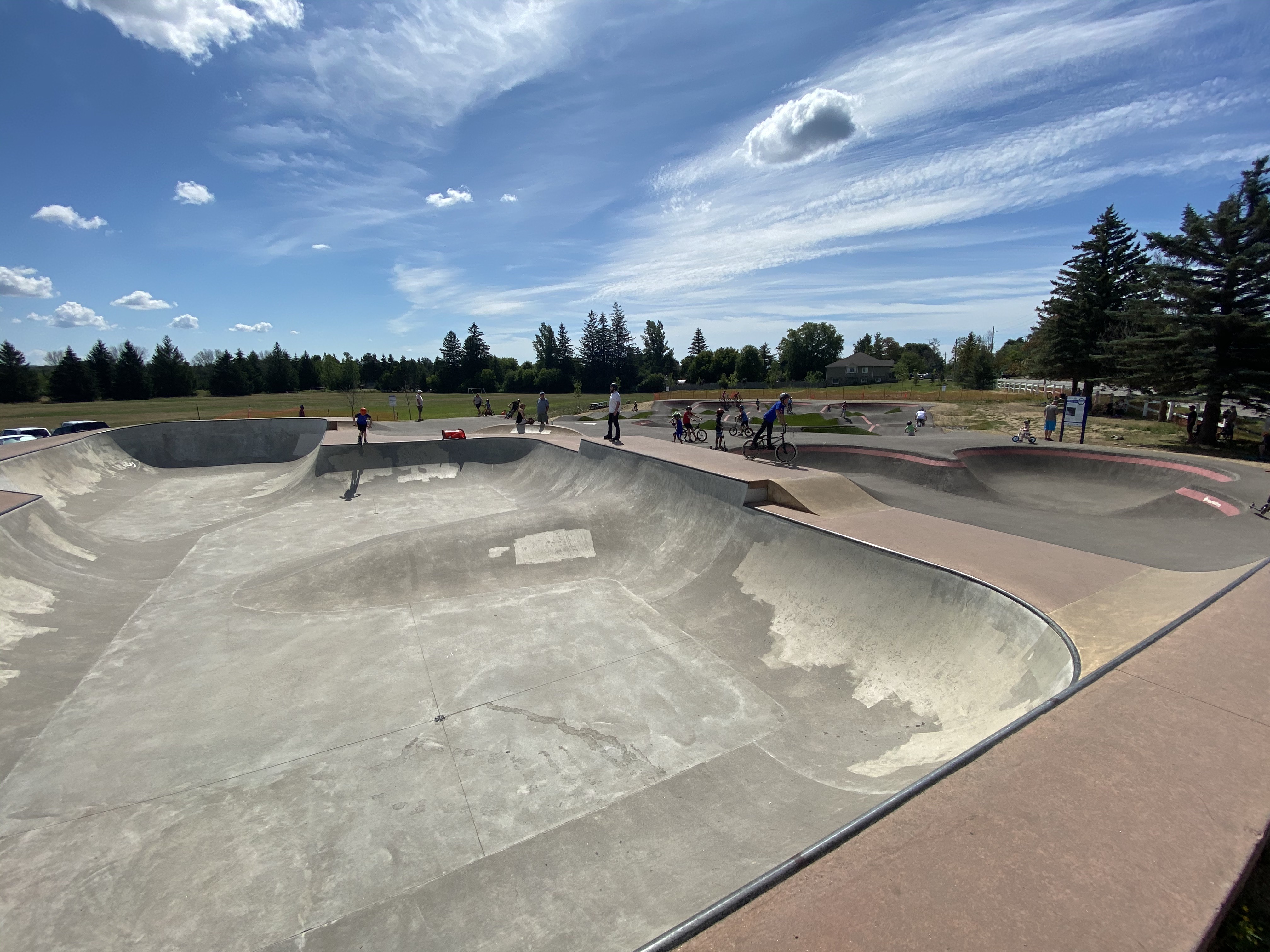 uxbridge skatepark from the bowl