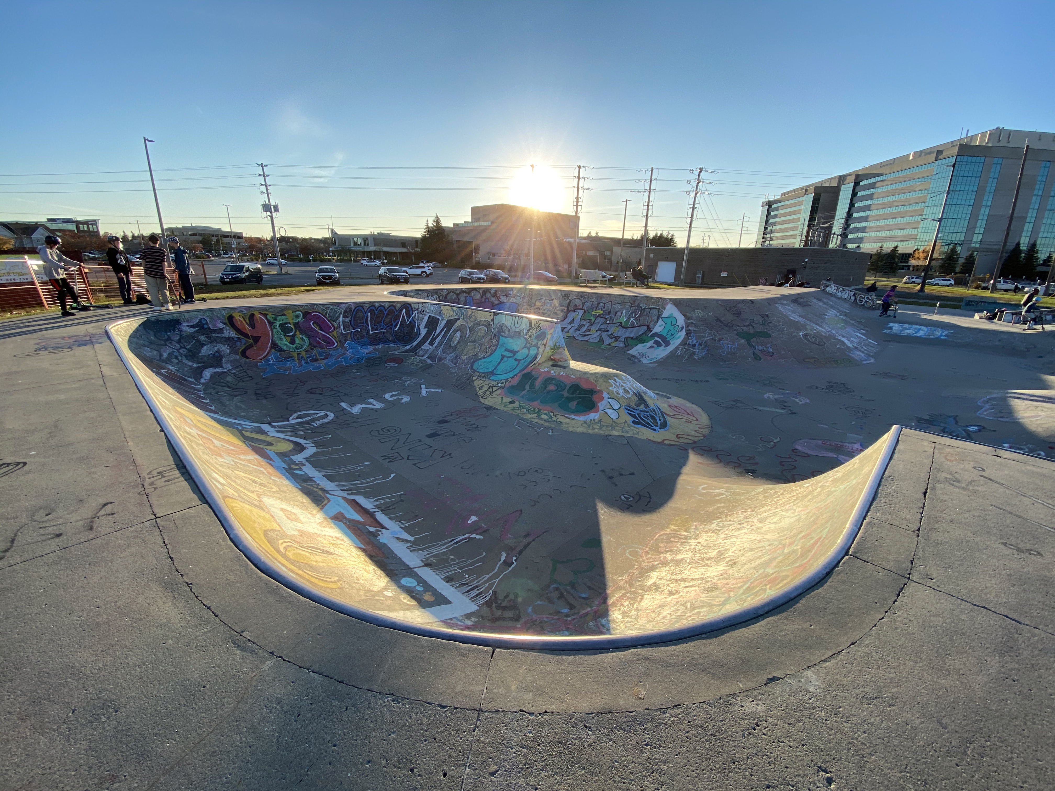 Ottawa legacy skatepark bowl section